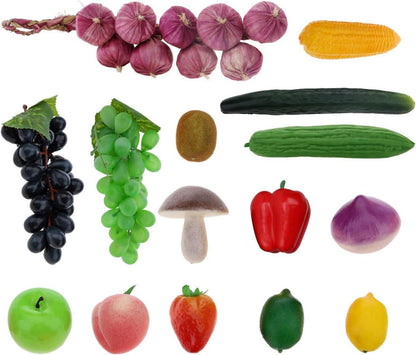 Lebensechte Simulation Obst Gemüse Set für Fotografie Party