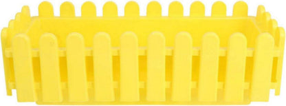 Rechteckiger Blumenkasten Kunststoff Pflanzen Balkon 43,8 x 18,5 x
