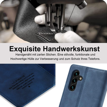 A34 5G Hülle Leder Klappbar Flip Wallet Case Schutzhülle