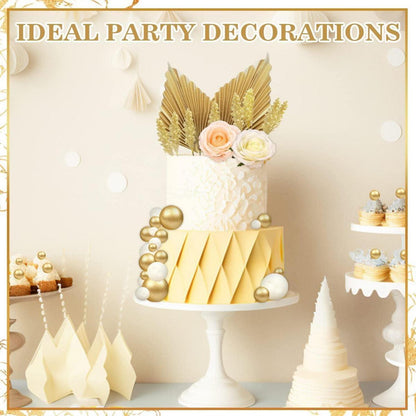 Boho Tortendeko 30 Stück Kuchen Dekoration Blumen Palmblätter Hochzeit
