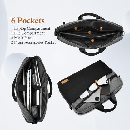 Laptoptasche 17,3 Zoll Wasserdicht Schultertasche Umhängetasche