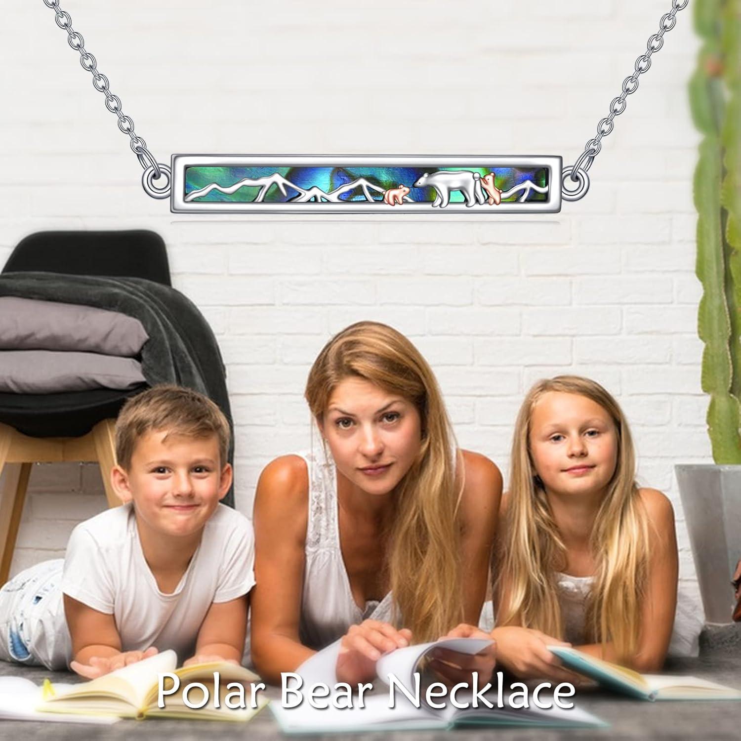 Sterling Silber Mama Elefant Halskette Tochter Anhänger Geschenk