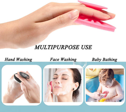 Silikon Gesichtsreiniger Bürste Peeling Massage Pad 4 Farben
