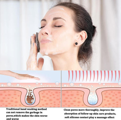 Silikon Gesichtsreiniger Bürste Peeling Massagegerät für