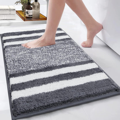 Badematte Mikrofaser rutschfest Saugfähig Geometrisches Design