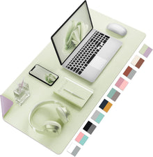 Aothia PU-Leder Schreibtischunterlage Matcha 60x35cm