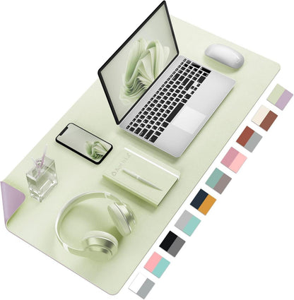 Aothia PU-Leder Schreibtischunterlage Matcha 60x35cm