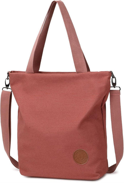 Damen Canvas Handtasche Umhängetasche Groß Multifunktionale