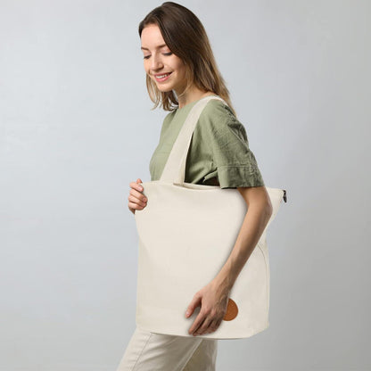 JANSBEN Große Canvas Damen Schultertasche Multifunktionale Umhängetasche Work