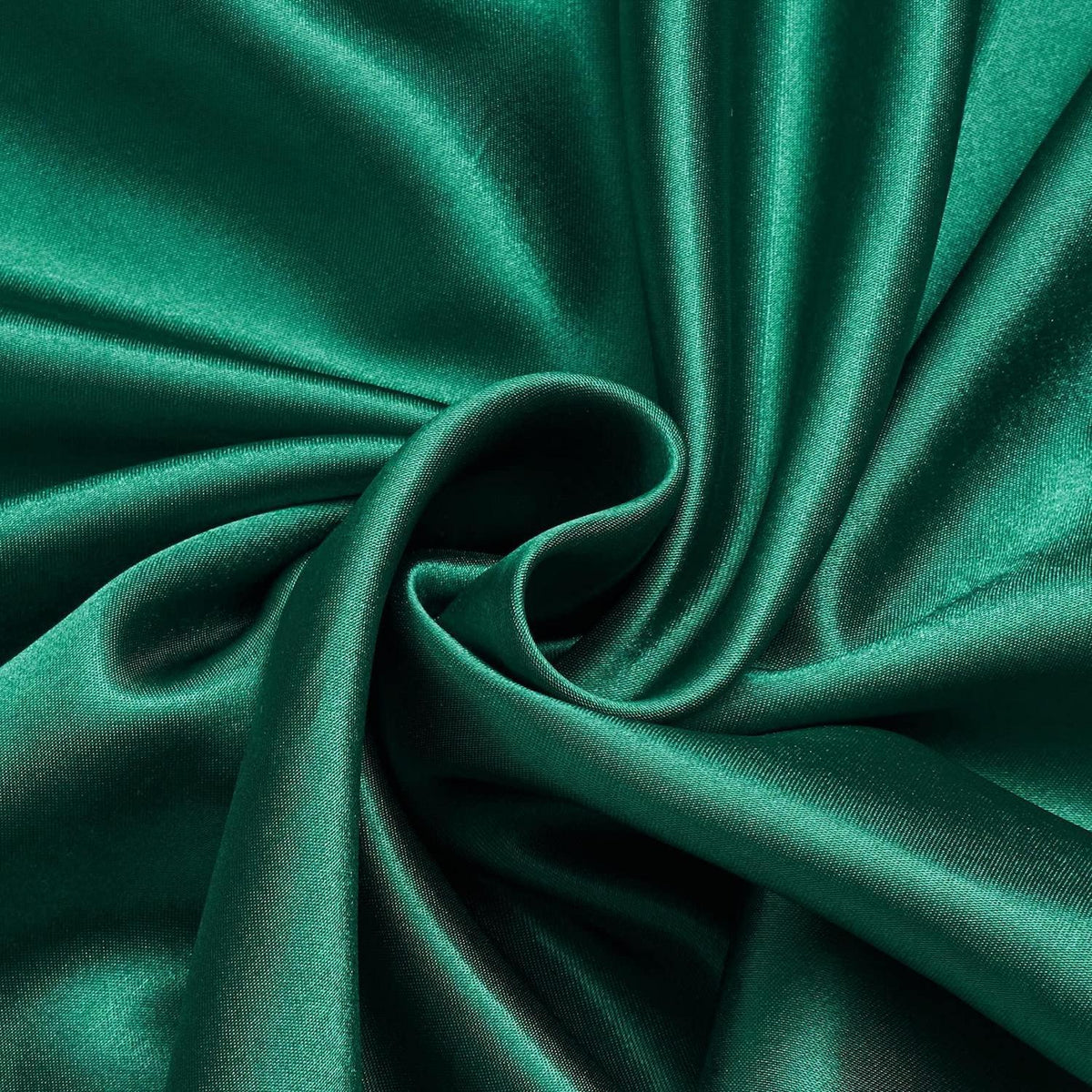 Satin Bettwäsche Set 135x200 Grün Dunkelgrau 4-teilig