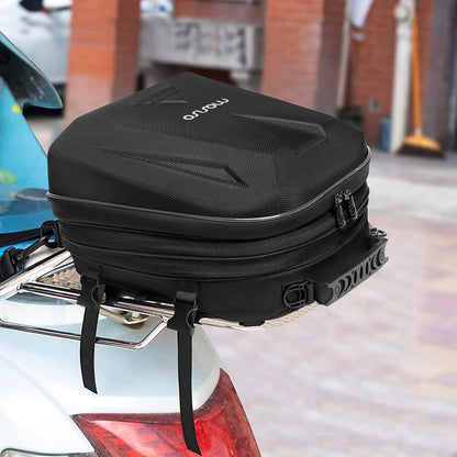 Motorradrucksack mit Erweiterung 20-28L, Wasserdicht & Vielseitig