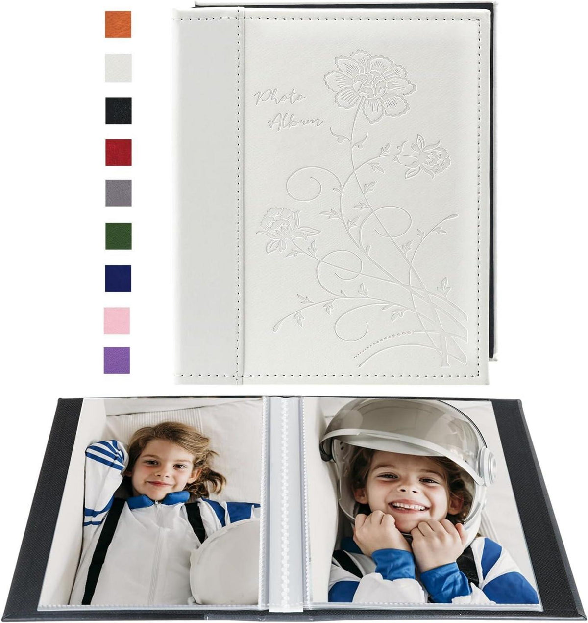 Kleines Fotoalbum 15x10 cm 2er Packung vertikale Bilder