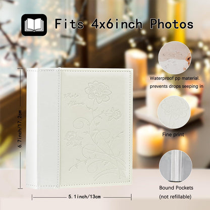 Miaikoe Kleines Fotoalbum 15x10 cm 2er Pack