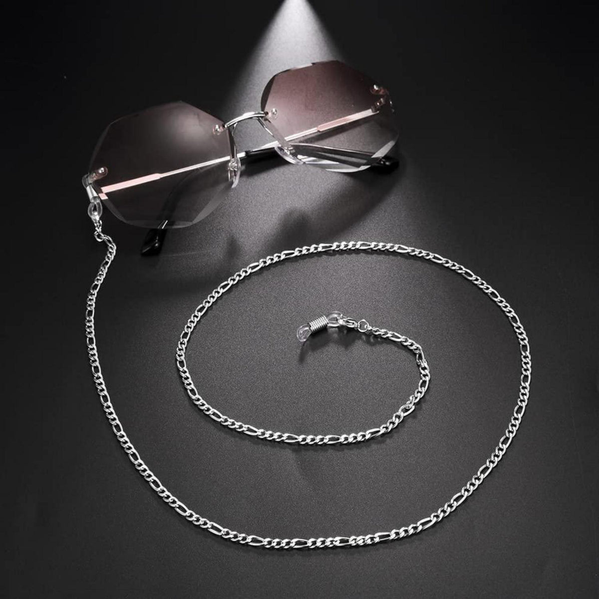 Edelstahl Figaro Brillenkette – Vergoldet & Silberfarben