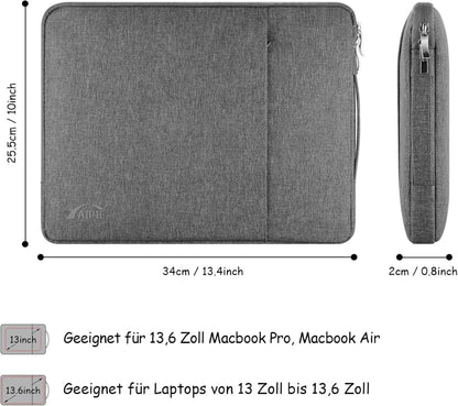 Laptoptasche 13,3 Zoll MacBook Air Pro M2 & M1 Tasche