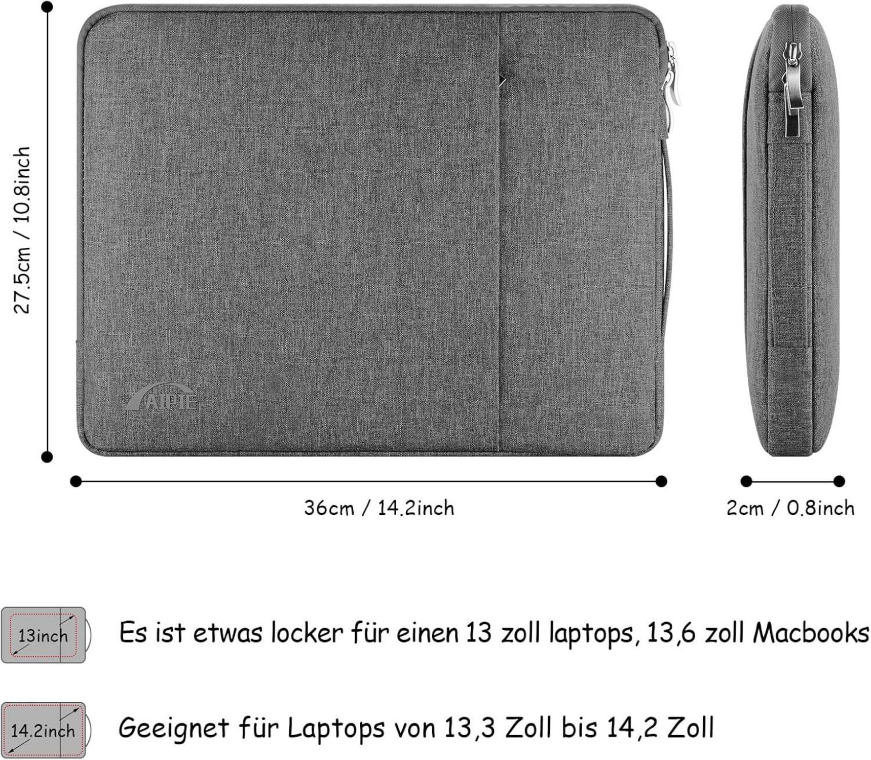 Laptoptasche 13,3 14 14,2 Zoll Schutz Hülle Notebooktasche
