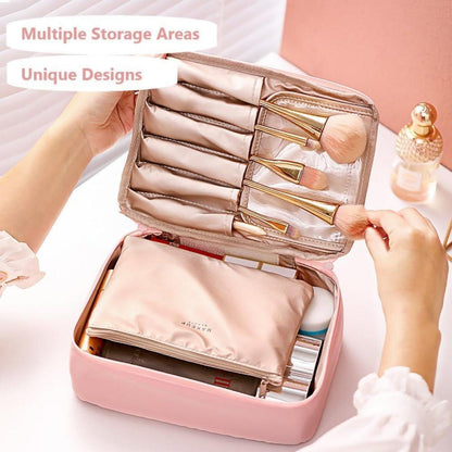 Kosmetiktasche Set, wasserdicht, Make-up Organizer, 2-teilig