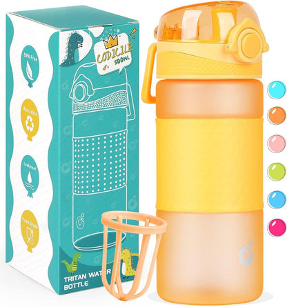 Kinder Trinkflasche 500ml BPA frei auslaufsicher mit Griff und