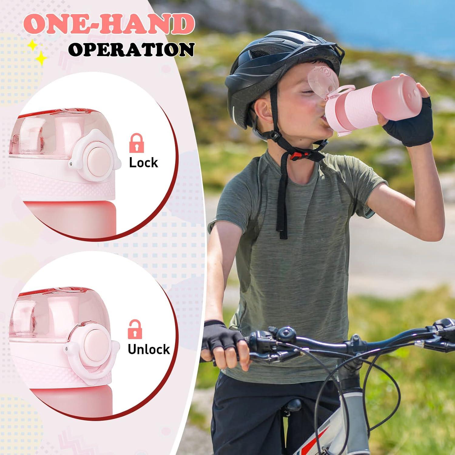 Trinkflasche Kinder 500ml BPA-frei Auslaufsicher mit Fruchteinsatz