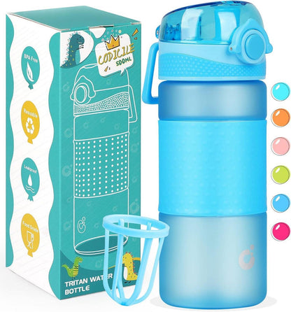 Trinkflasche Kinder 500ml BPA frei Auslaufsicher mit Fruchteinsatz