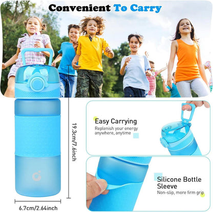 Trinkflasche Kinder 500ml BPA freie Wasserflasche Auslaufsicher mit
