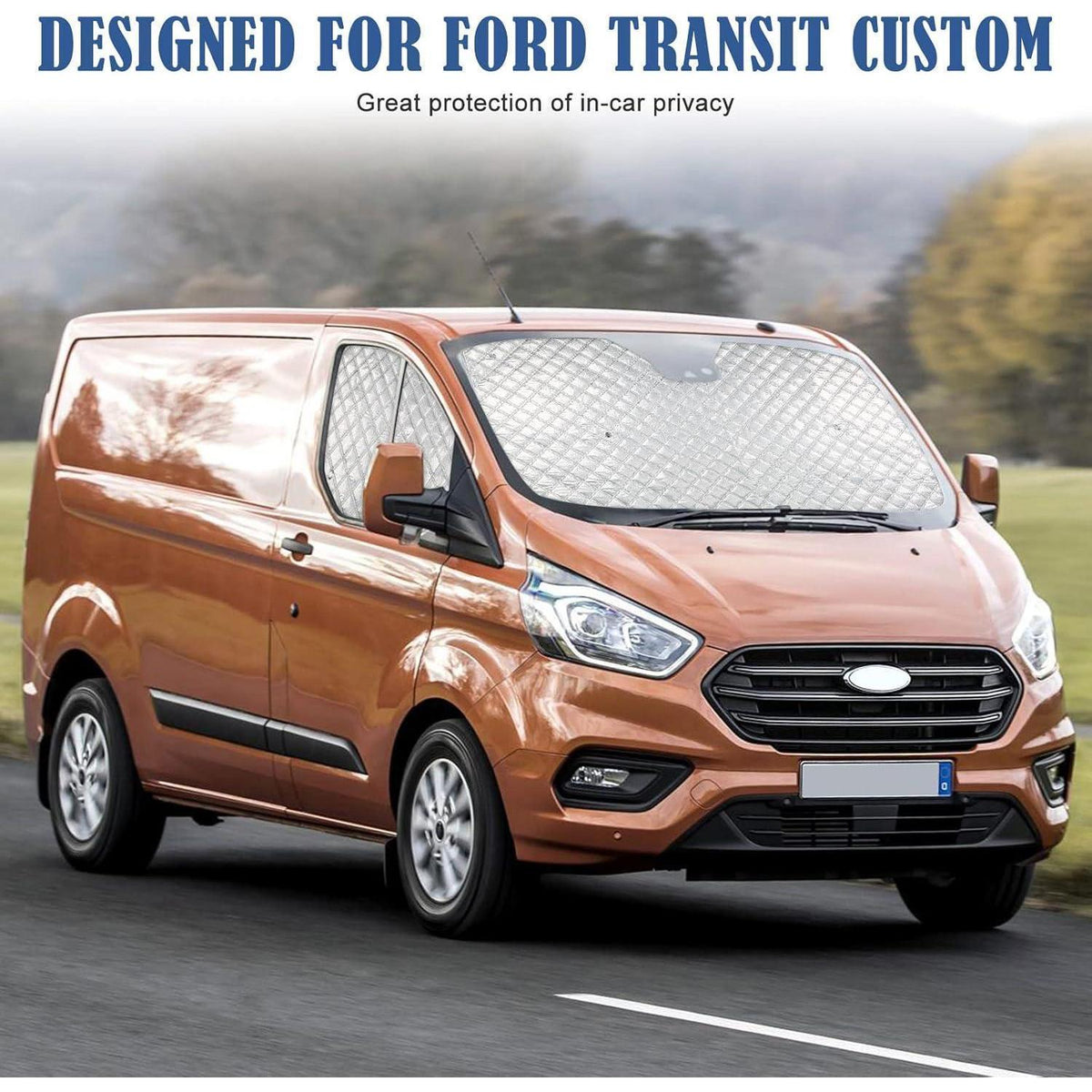 Sonnenschutz für Ford Transit Custom 2012-2022 – 3tlg. Set