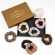 Lolalet Haargummis Seide Scrunchies Damen Satin 8 Farben