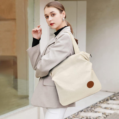 Damen Canvas Umhängetasche Strandtasche Schultertasche Crossover Bag