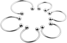 Edelstahl Penisringe Set 6-Größen Cockringe Rückhaltung