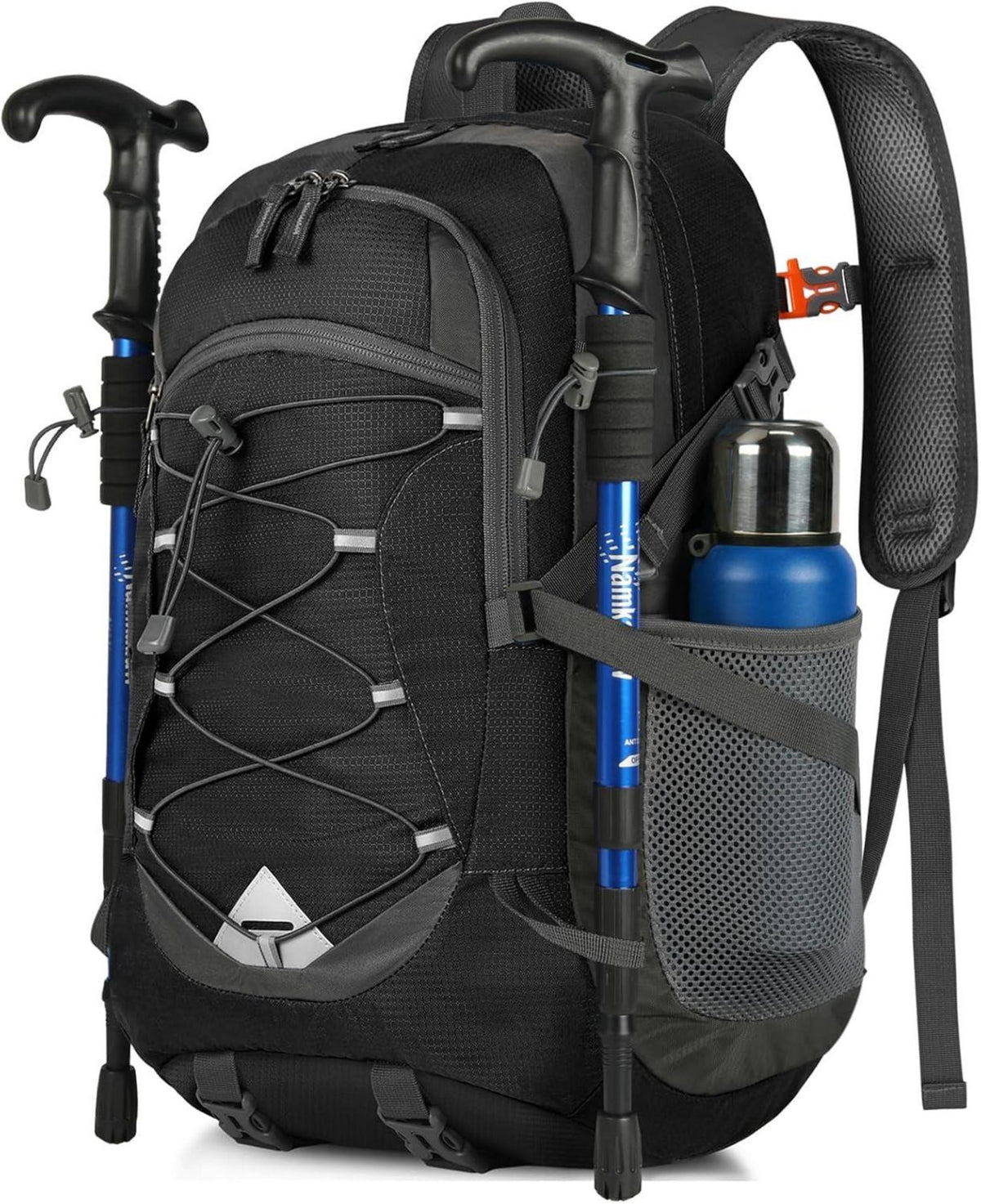 Wanderrucksack 40L wasserdicht faltbarer Rucksack Trekking Sport