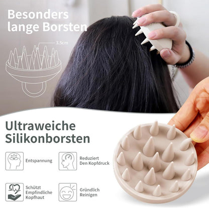 Kopfhaut Massagebürste Haarwaschbürste Silikon Shampoo Bürste Scalp Massager