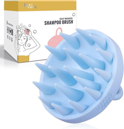 Kopfhaut Massagebürste Silikon Haarmassagebürste Shampoo Bürste Scalp