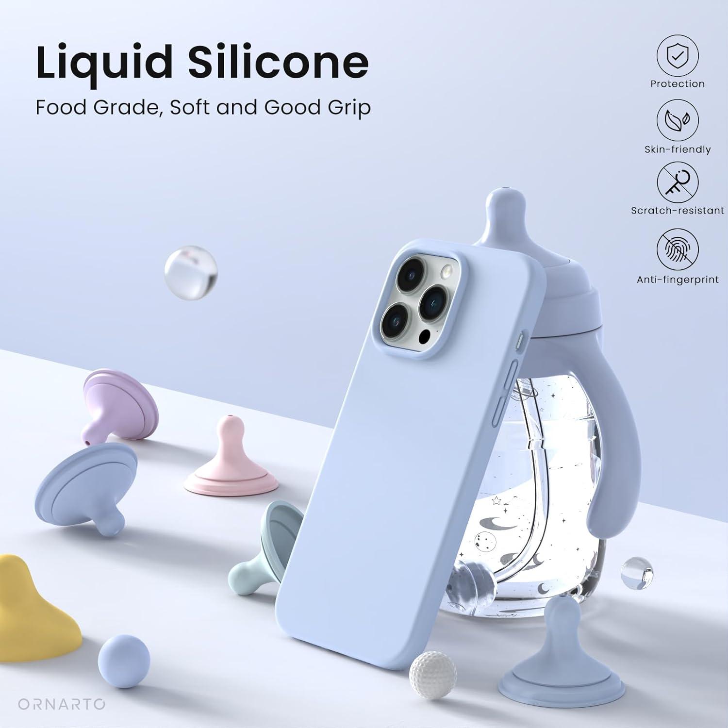 iPhone 14 Pro Hülle 6,1 Zoll Silikon Case Flüssig Ultra Dünn Schutz
