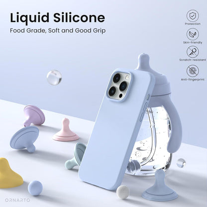 iPhone 14 Pro Hülle 6,1 Zoll Silikon Case Flüssig Ultra Dünn Schutz