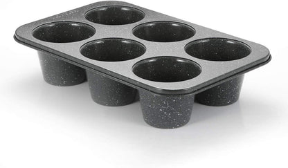 Jumbo Muffinform aus Karbonstahl mit Antihaftbeschichtung