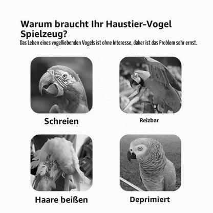 Papagei Spielplatz & Vogelständer – 48x33.5x94.5cm