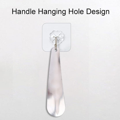 Edelstahl Schuhlöffel mit Aufhängeloch 16cm stabil