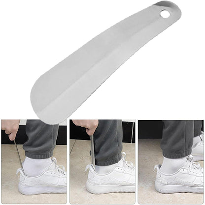 Edelstahl Schuhlöffel mit Aufhängeloch 16cm stabil