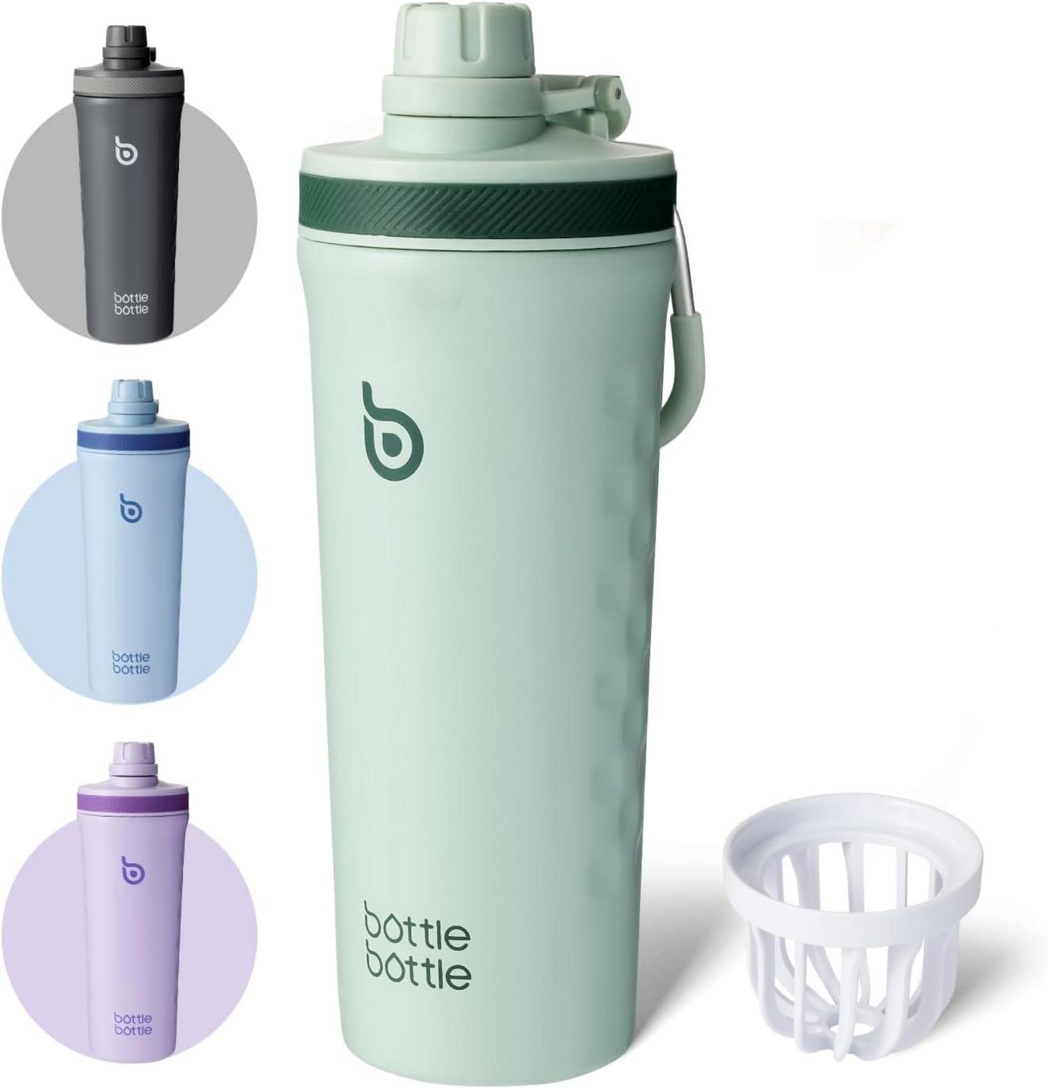 Isolierte Shaker-Trinkflasche 26oz mit