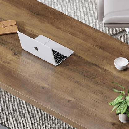 Holz Computertisch Rustikaler Home Office Schreibtisch Schlafzimmer Bürotisch