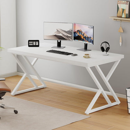 LVB Computertisch Industrial Design Weiss 140x60x75.5cm