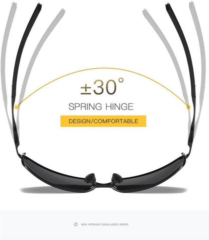 AORON Polarisierte Sonnenbrille Herren Sport UV-Schutz Grau