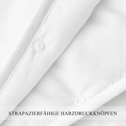 Bettdecke 155x220 4 Jahreszeiten Sommer Winter Knöpfen 2teilig