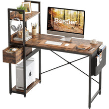 Schreibtisch mit Regal 120x50 cm Computertisch