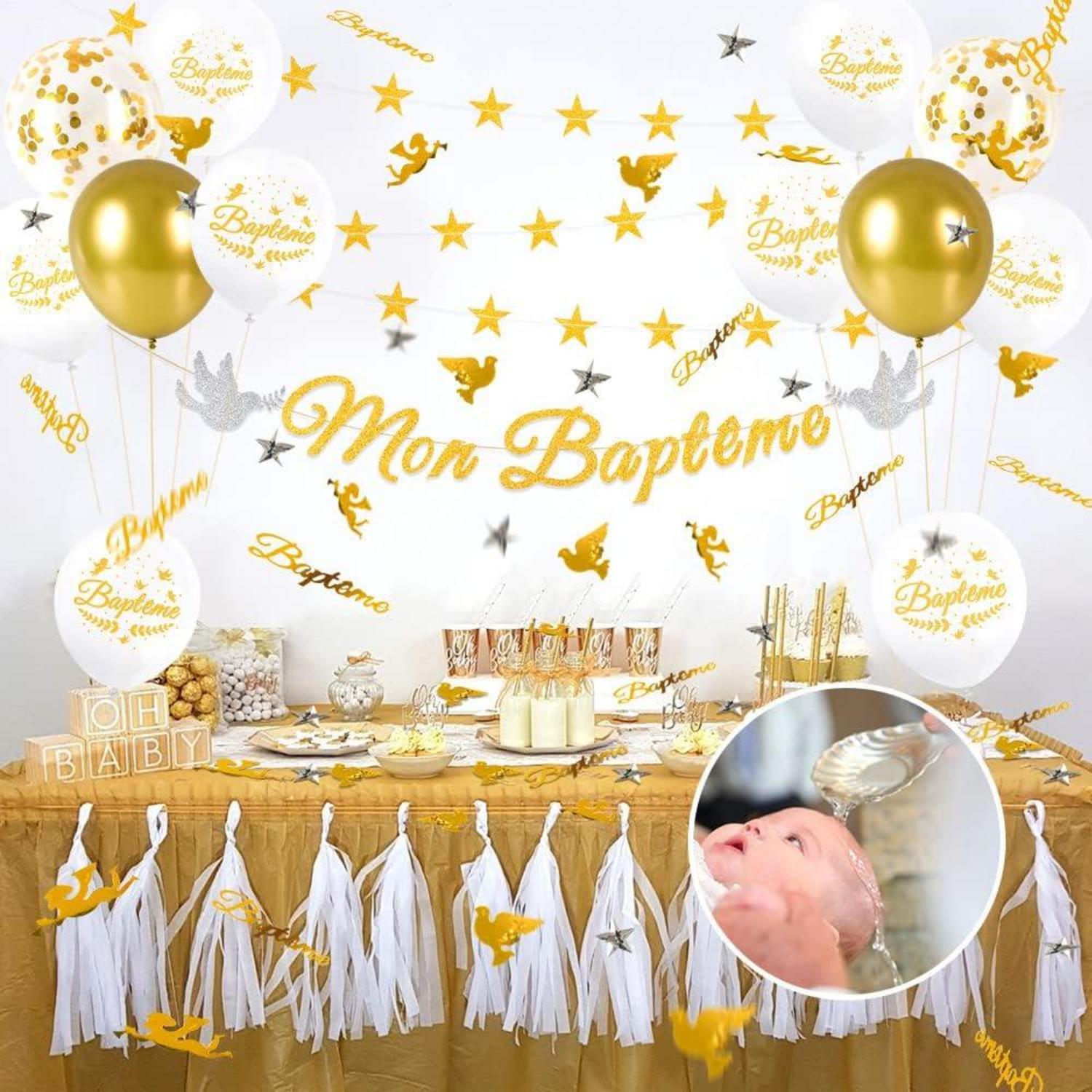Bapteme Table Décoration Fein Assortiment