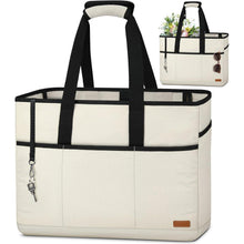 Strandtasche XXL Wasserdicht mit Reißverschluss 40L Beige