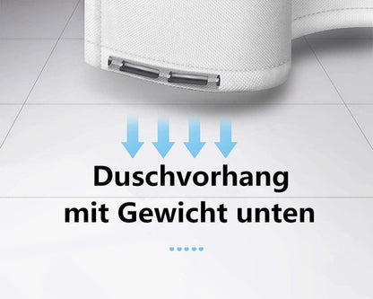 WONGS BEDDING Duschvorhang 240x200 Grün Blätter Pflanzen Wasserabweisend