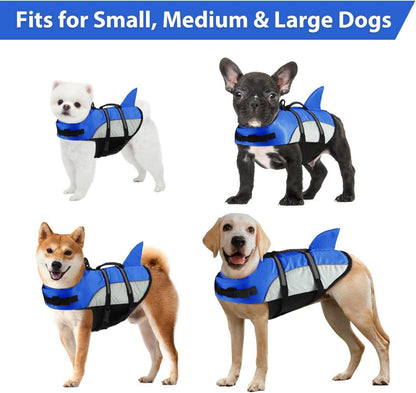 Hundeschwimmweste Mittel Ripstop Rettungsweste für Hunde Blue XL