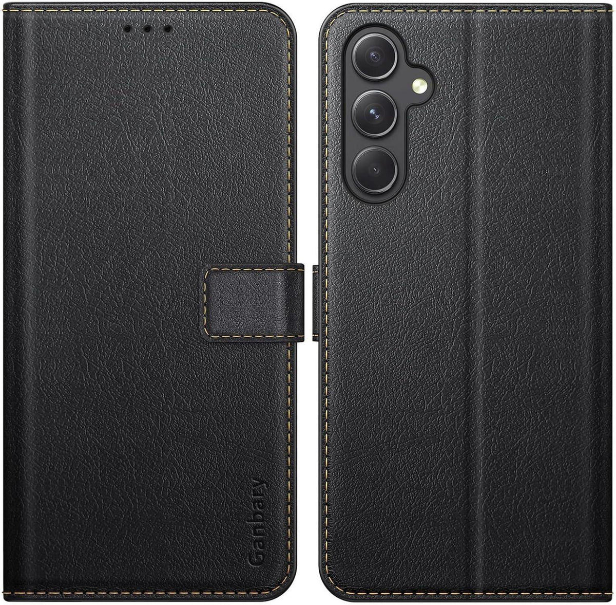 Samsung Galaxy A54 5G Handyhülle Premium Leder Klapphülle Card Slots