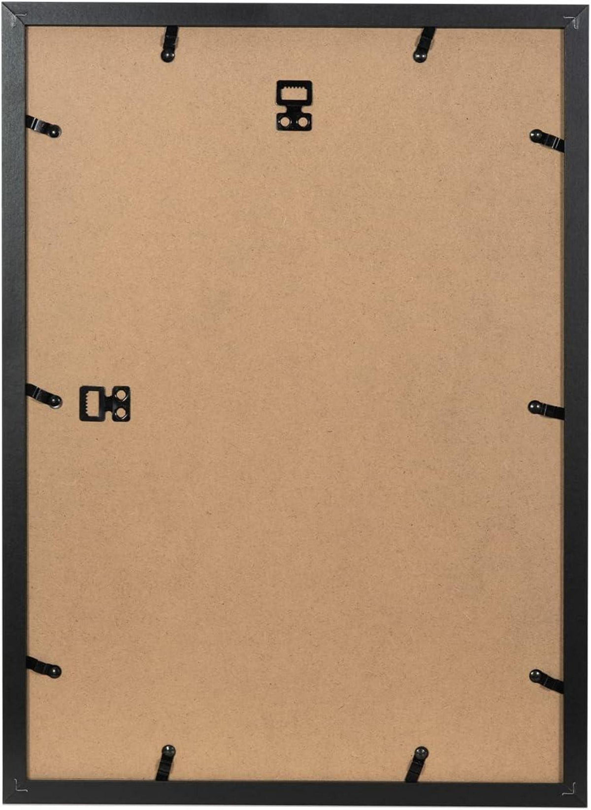 Bilderrahmen Holz A3 Passepartout Schwarz Wandmontage 3er Pack